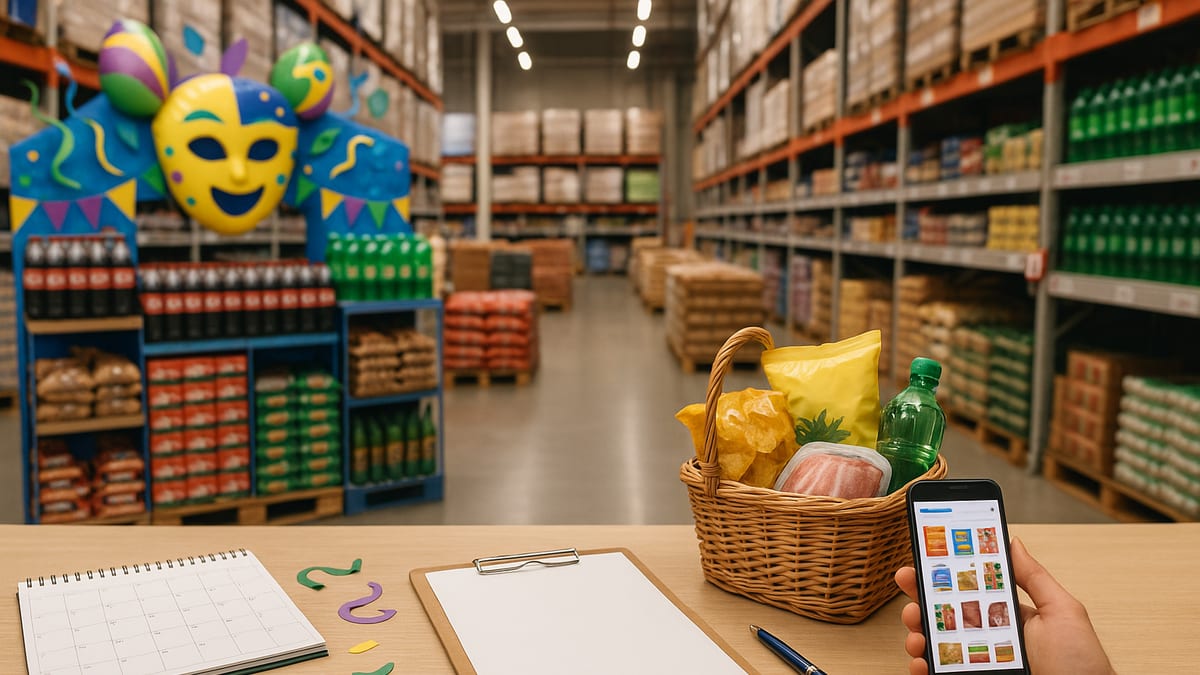 Carnaval no atacarejo e supermercado: como preparar ofertas - capa do blog Encarte Fácil