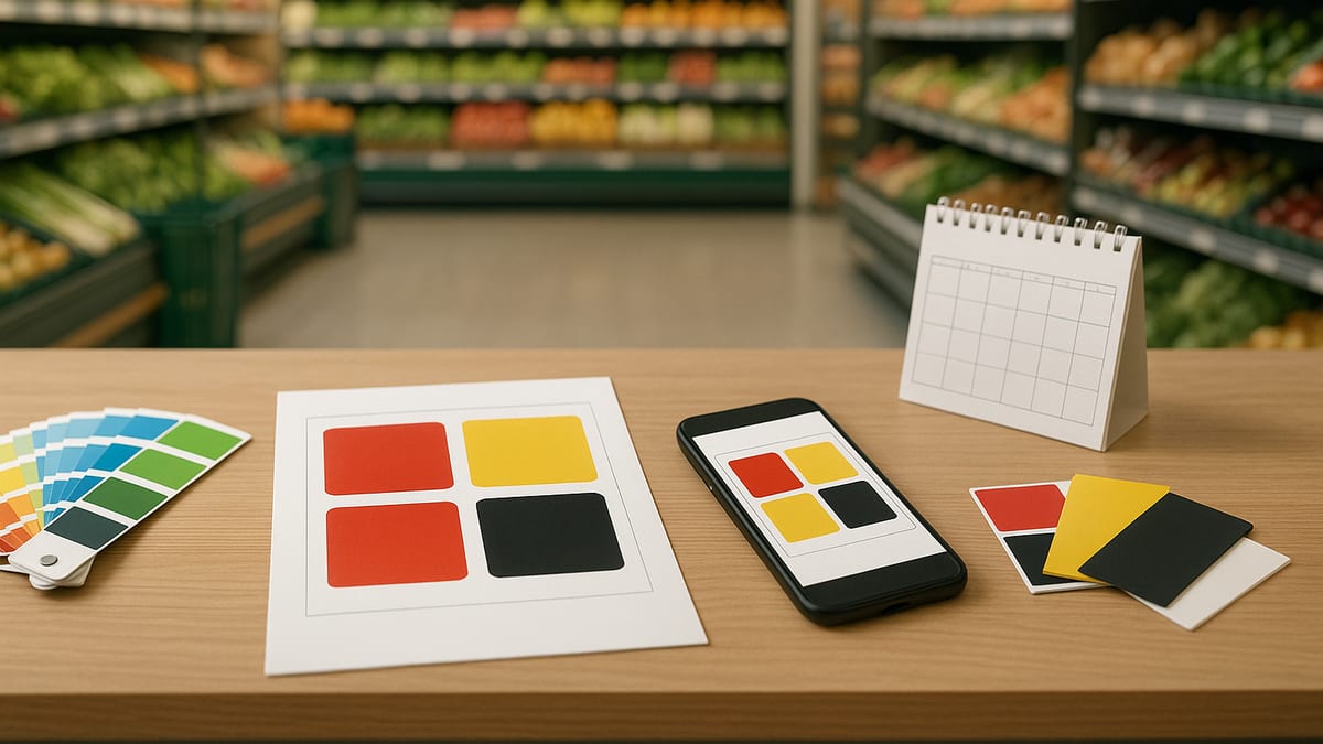 Cores que vendem em encarte de supermercado - guia do Encarte Fácil