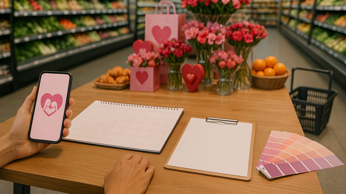 Dia das Mães no varejo alimentar: campanha para supermercado - guia do Encarte Fácil